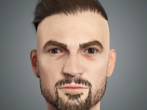 Cartoon Male Character Ready for Game and Animation 3D मॉडल