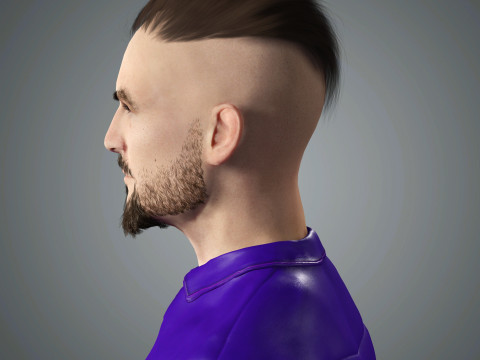 Cartoon Male Character Ready for Game and Animation 3D Model