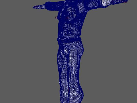 Cartoon Male Character Ready for Game and Animation 3D Model