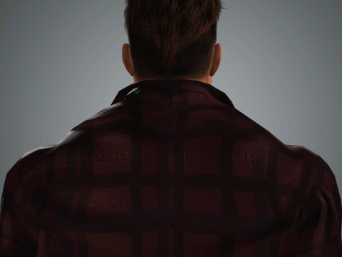 Overweight Man Character Ready for Game and Animation 3D Model