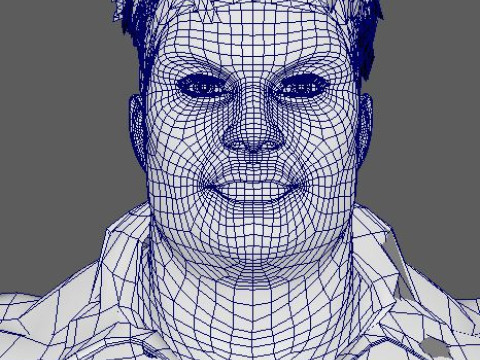 Overweight Man Character Ready for Game and Animation 3D Model