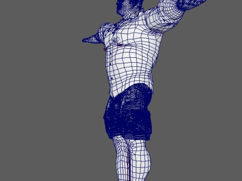 Overweight Man Character Ready for Game and Animation 3D Model