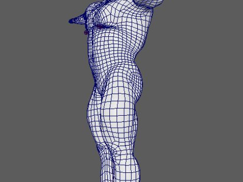 Overweight Man Character Ready for Game and Animation 3D Model
