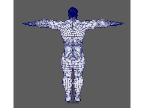 Overweight Man Character Ready for Game and Animation 3D Model