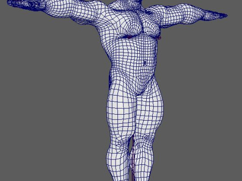 Overweight Man Character Ready for Game and Animation 3D Model