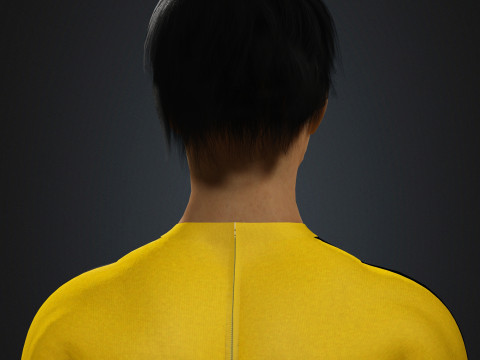 Bruce Lee Character 3D Model
