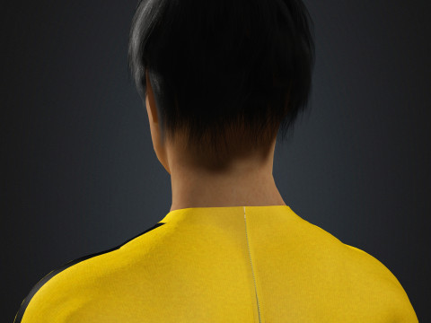 Bruce Lee Character 3D Model
