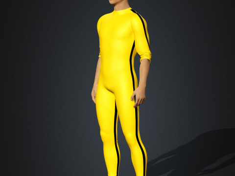Bruce Lee Character 3D Model