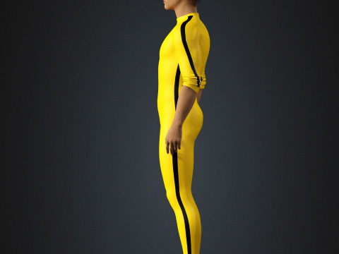 Bruce Lee Character 3D Model