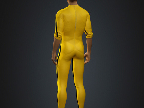 Bruce Lee Character 3D Model