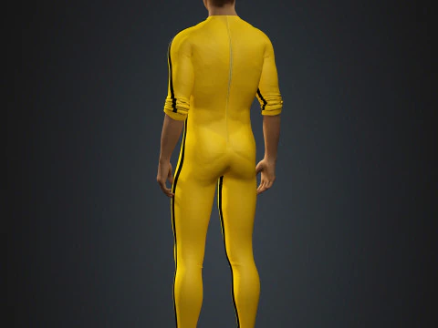 Bruce Lee Character 3D Model