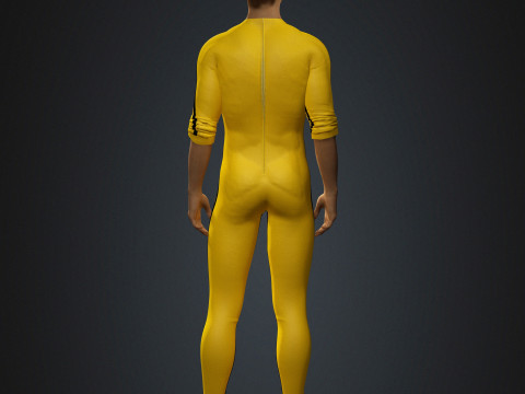Bruce Lee Character 3D Model