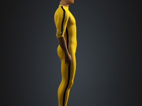 Bruce Lee Character 3D Model