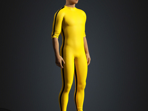 Bruce Lee Character 3D Model