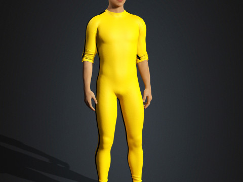 Bruce Lee Character 3D Model