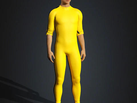 Bruce Lee Character 3D Model