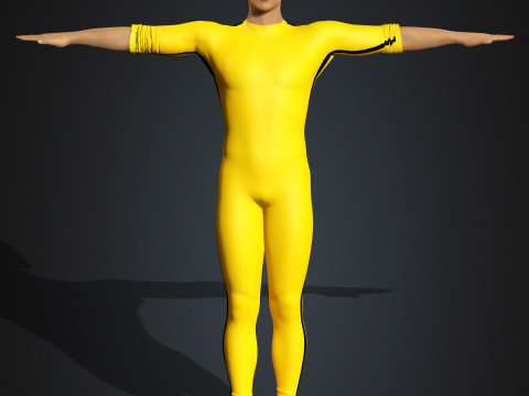 Bruce Lee Character 3D Model