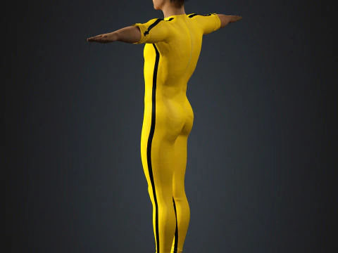 Bruce Lee Character 3D Model