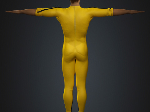 Bruce Lee Character 3D Model