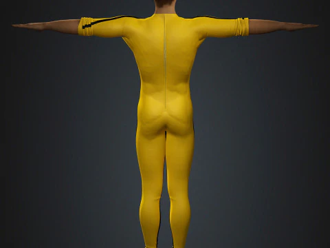 Bruce Lee Character 3D Model