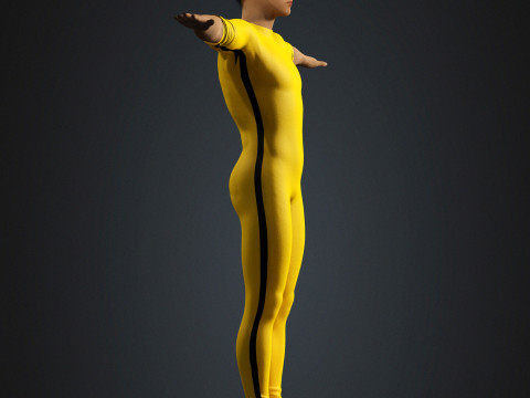 Bruce Lee Character 3D Model