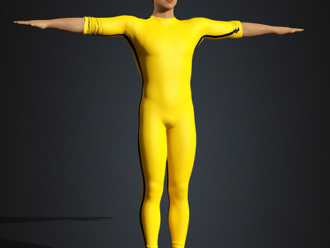 Bruce Lee Character 3D Model