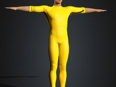 Bruce Lee Character 3D Model