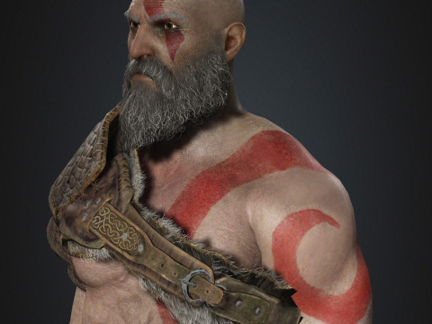Kratos Character Modelo 3D