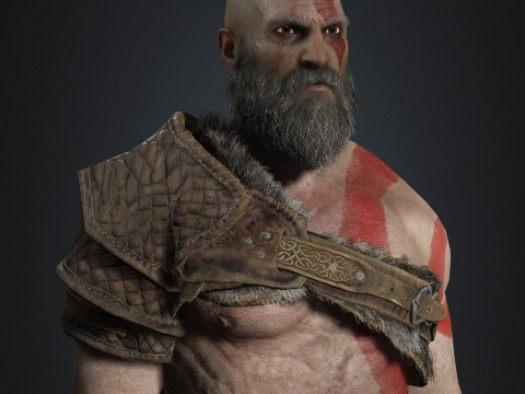 Kratos Character Modelo 3D