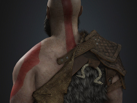 Kratos Character Modelo 3D