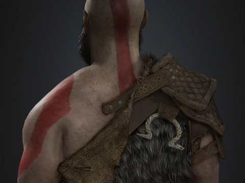 Kratos Character 3D Model
