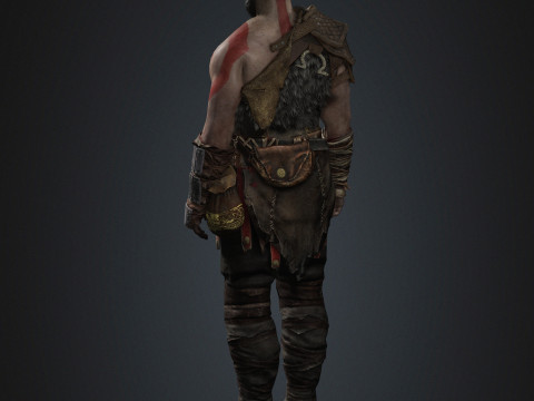 Kratos Character Modelo 3D