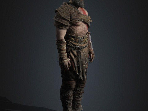 Kratos Character Modelo 3D