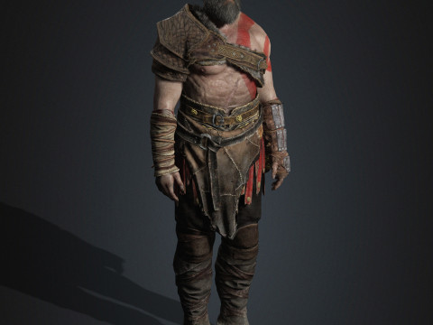 Kratos Character Modelo 3D