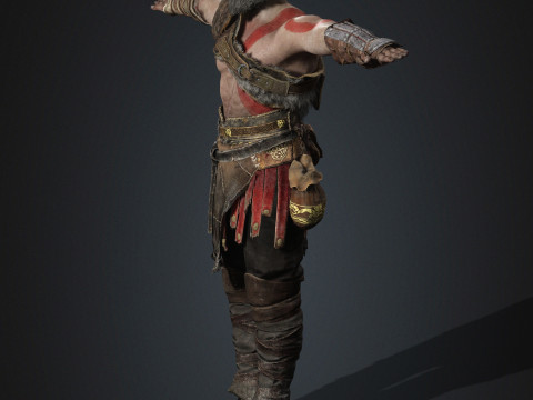 Kratos Character Modelo 3D