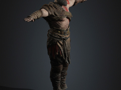 Kratos Character Modelo 3D
