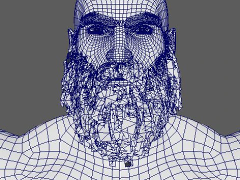 Kratos Character 3D Model