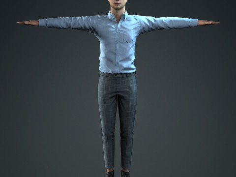 Elon Musk - Hyper Realistic Low-poly 3D Model