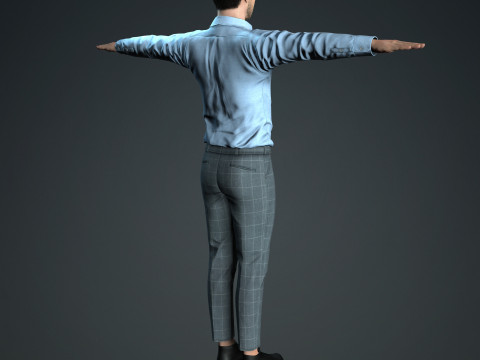 Elon Musk - Hyper Realistic Low-poly 3D Model