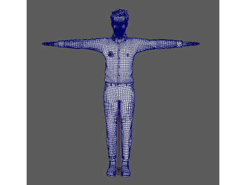 Elon Musk - Hyper Realistic Low-poly 3D Model