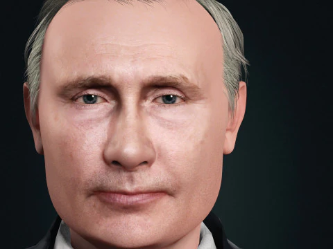 Vladimir Poetin - Hyperrealistisch 3D Model