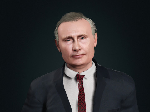 Vladimir Putin - Hyper Realistic 3D Model