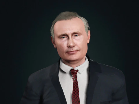 Vladimir Putin - Hyper Realistic 3D Model