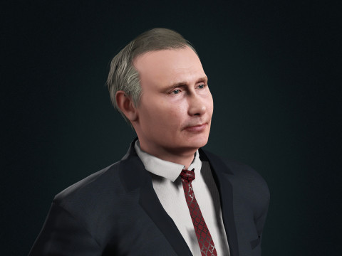 Vladimir Putin - Hyper Realistic 3D Model