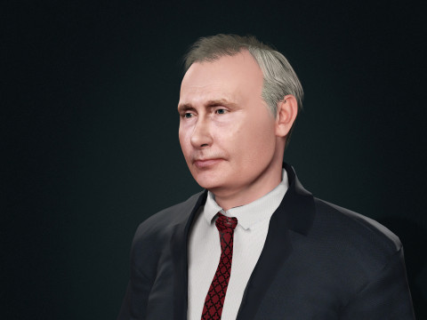 Vladimir Putin - Hyper Realistic 3D Model