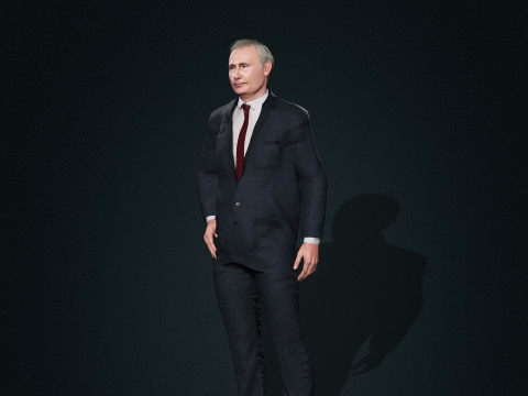 Vladimir Putin - Hyper Realistic 3D Model