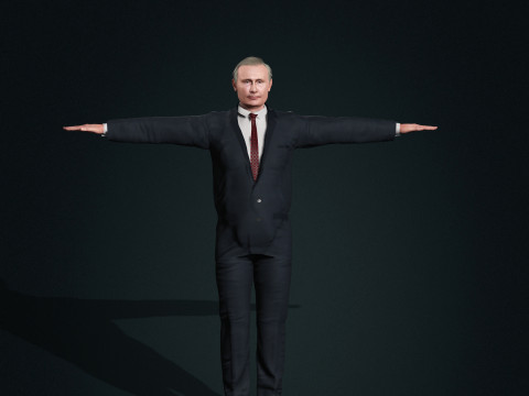 Vladimir Putin - Hyper Realistic 3D Model