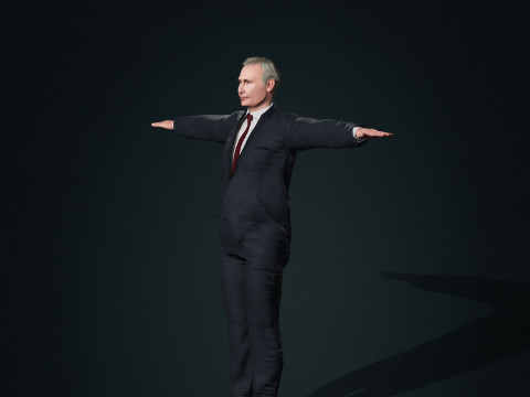 Vladimir Putin - Hyper Realistic 3D Model