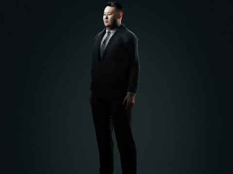 Kim Jong Un - Hyper Realistic Low-poly Model 3D