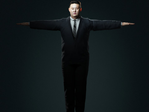 Kim Jong Un - Hyper Realistic Low-poly Model 3D